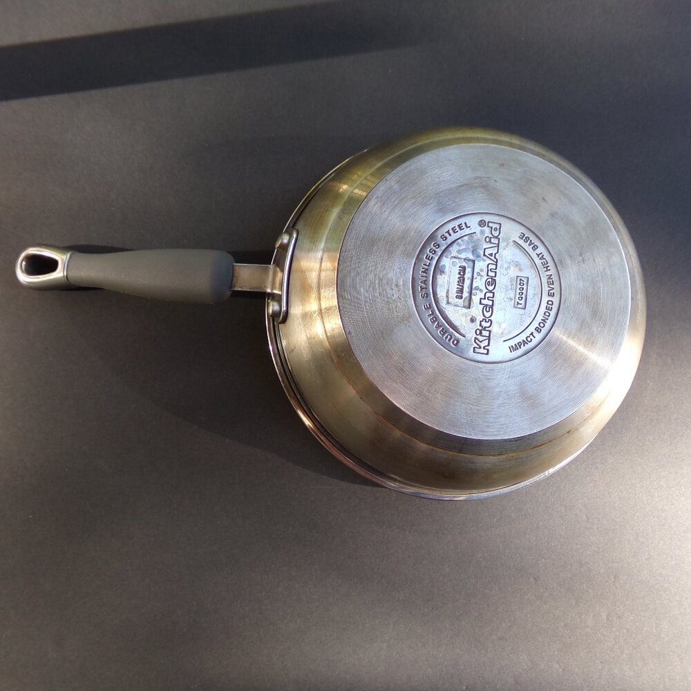 KitchenAid Stainless Steel Skillet 8'' Inch Impact Bonded Even Heat Base